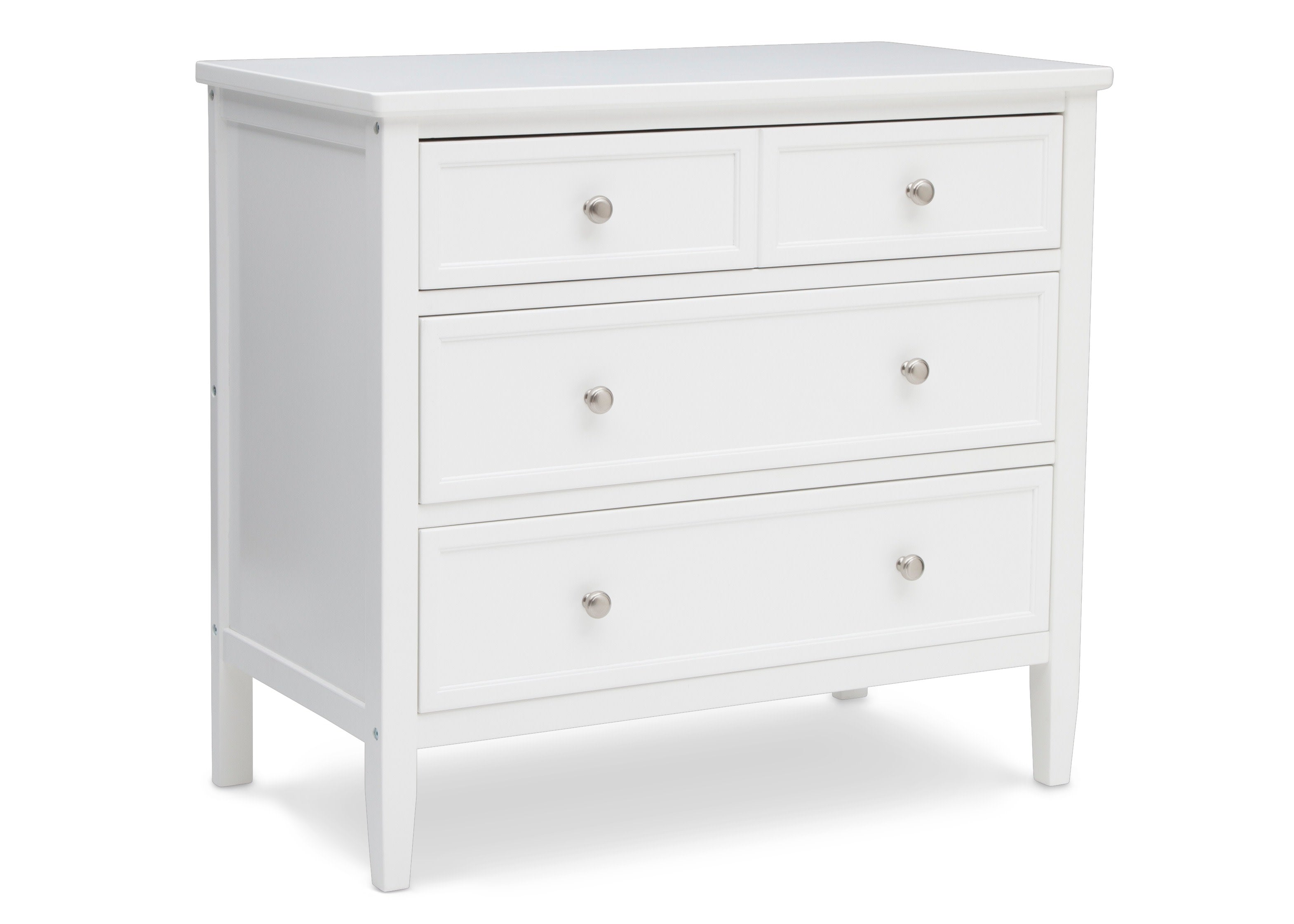 Epic 3 Drawer Dresser with Interlocking Drawers - Sturdy Wooden Bedroom Storage Organizer for Clothes, Linens & Accessories | Perfect for Master Bedroom, Guest Room & Dormitory