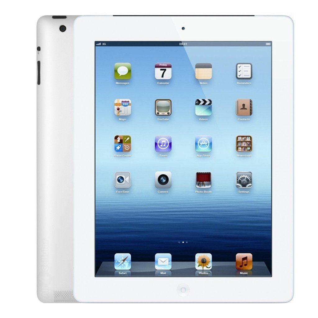 Apple iPad 4th Generation with Cellular - 16GB/32GB/64GB WiFi + 4G LTE Tablet (Renewed/Refurbished) - Perfect for Business, Travel & Online Learning