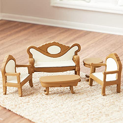 Victorian Living Room Set - Miniature Dollhouse Furniture for Victorian Style Home Decor | Perfect for Dollhouse Miniatures, Collectors & DIY Home Projects
