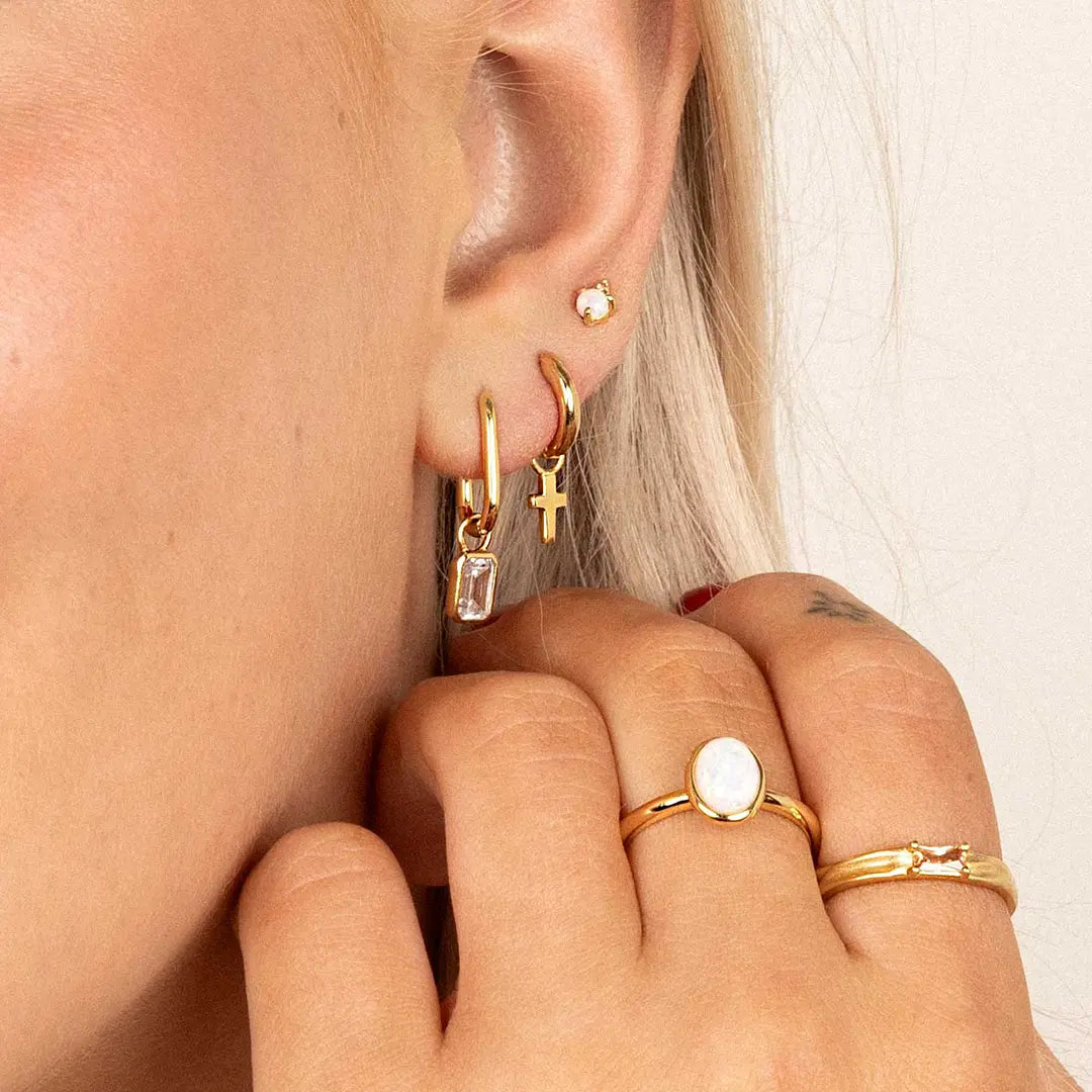 Radiant Marley Hoops - Stylish Dangle Earrings for Women | Perfect for Parties, Weddings & Everyday Wear