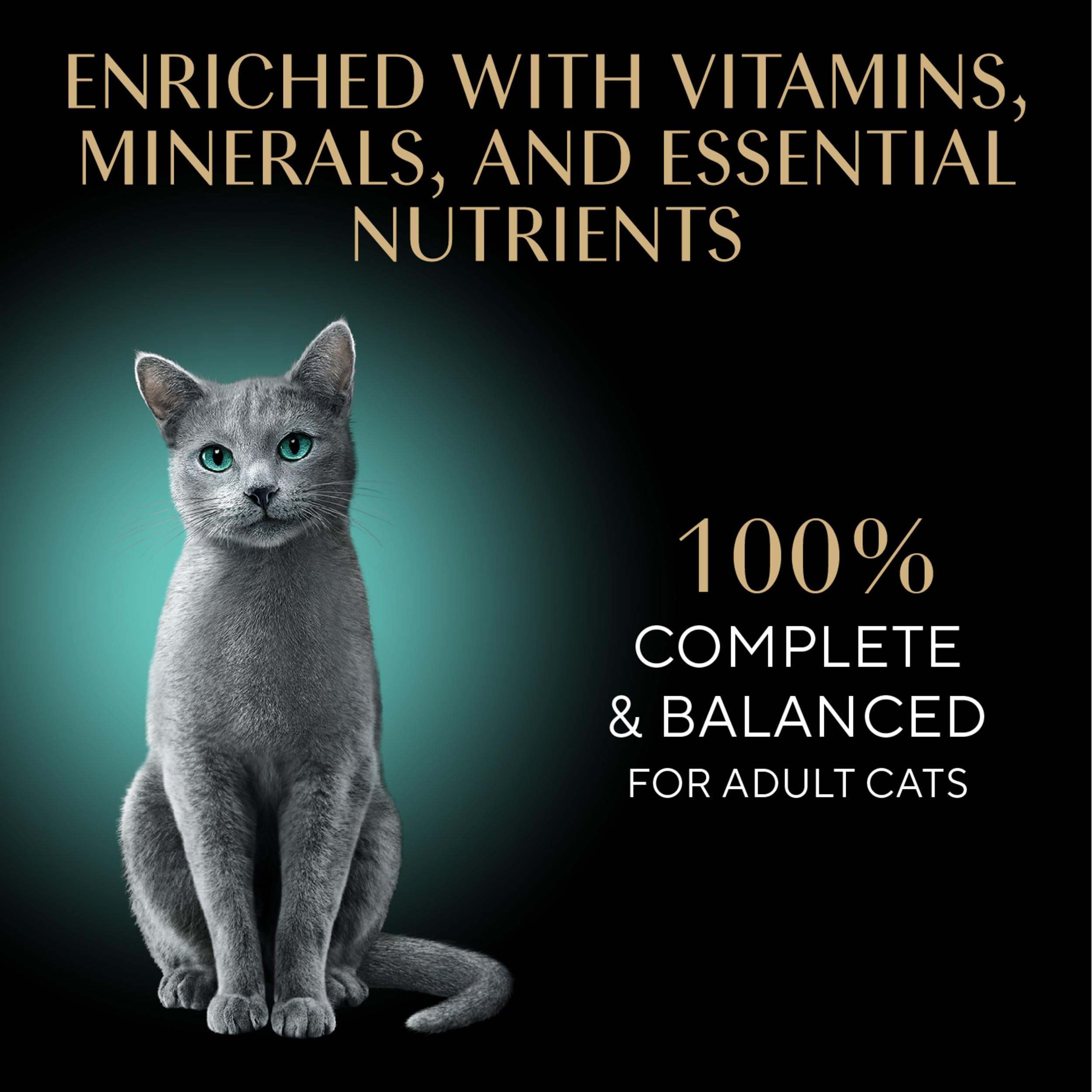 Sheba Perfect Portions Wet Cat Food Variety Pack - Sustainable Salmon, Tuna & White Fish in Gravy - 24 Twin-Pack Trays (48 Servings, 2.6 oz Each) - Grain-Free Gourmet Cat Food for Indoor & Outdoor Cats - Perfect for Daily Meals, Travel & Special Treats