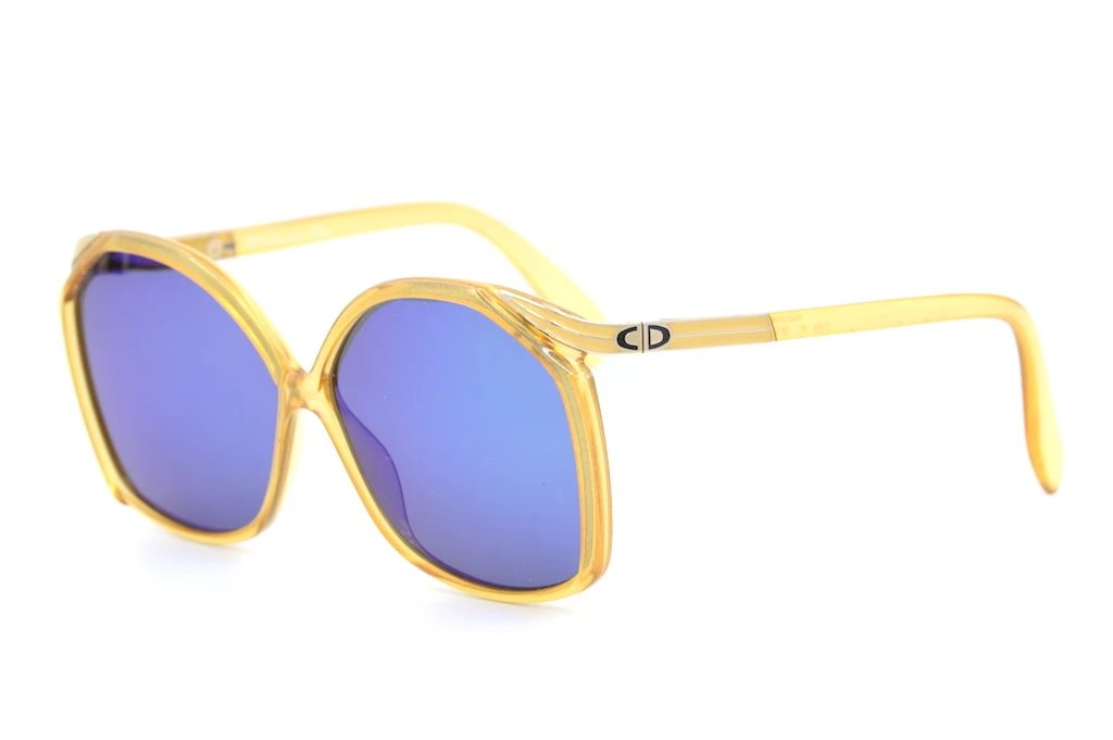 Christian Dior 2104 Blue Mirror Sunglasses - Luxury Designer Shades for Women & Men | UV Protection, Fashionable & Stylish | Perfect for Beach, Driving & Outdoor Activities