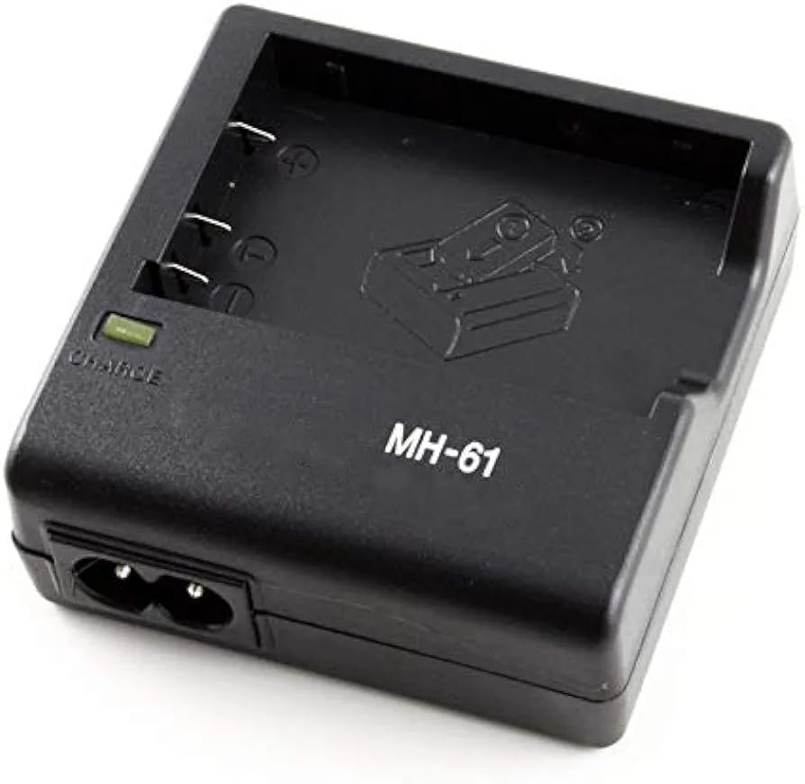 Original Nikon MH-61 Battery Charger for EN-EL5 Camera Battery | Fast Charging & LED Indicator | Perfect for Nikon Coolpix Cameras - Home, Travel & Professional Photography