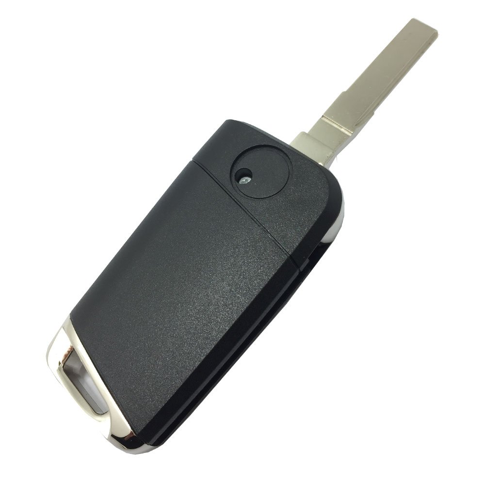 3 Button Folding Flip Key Fob Cover Replacement for VW Jetta Passat - Keyless Entry Remote Case Shell - Perfect for Car Key Protection & Easy Access