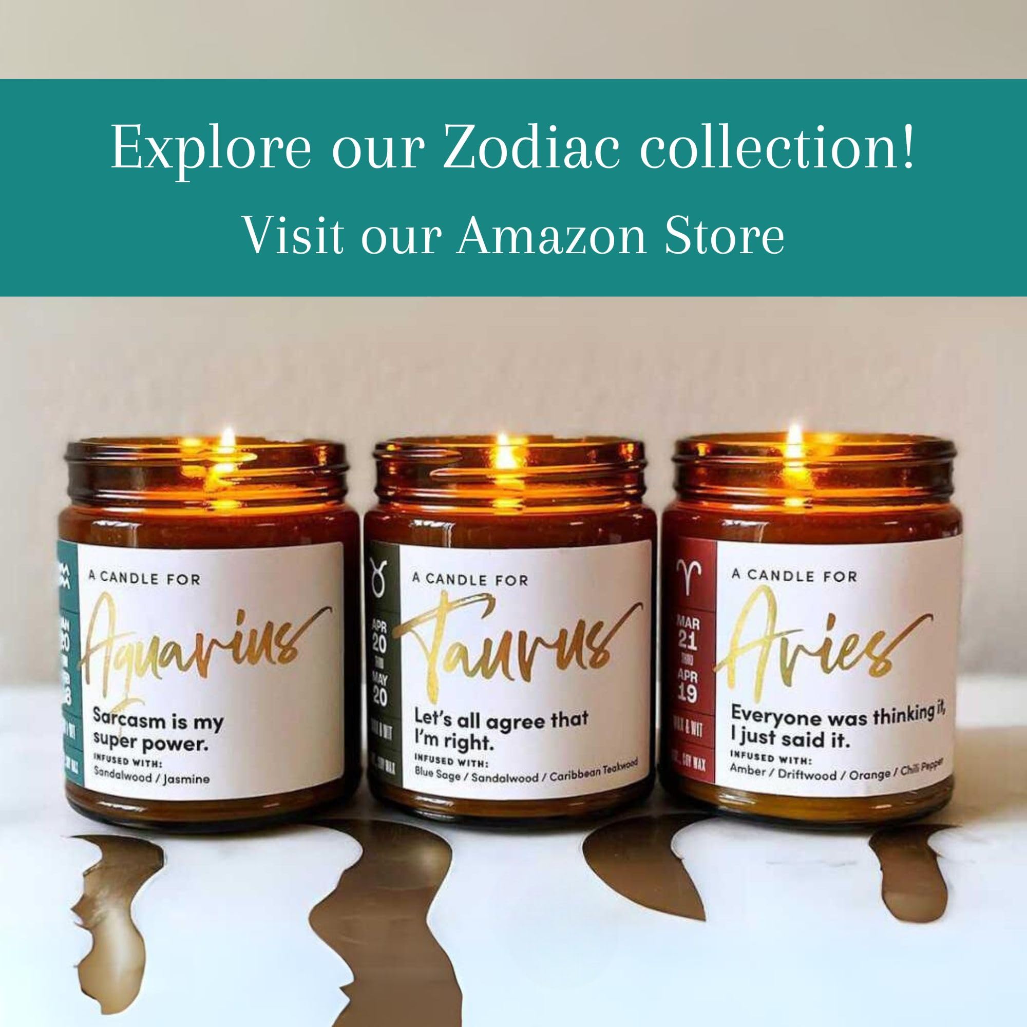 Libra Zodiac Candle for Women - Astrology Gifts, October Birthday Present - 9oz Soy Wax Candle with Libra Constellation - Perfect for Meditation, Relaxation & Home Decor