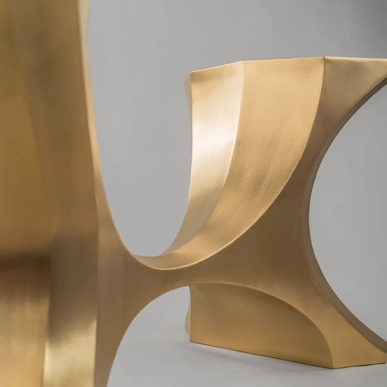 Luxury Gold Table Base 310 Hoshi 28H - Elegant Dining & Living Room Furniture for Home Decor