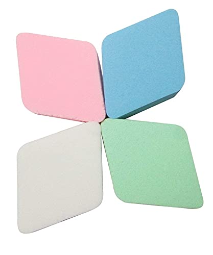 Fameza 4-Piece Makeup Sponge Set - Soft Blending Foundation Puff for Flawless Application, Multicolor Beauty Blenders (Pack of 1) | Perfect for Liquid, Cream & Powder Makeup | Home & Professional Use