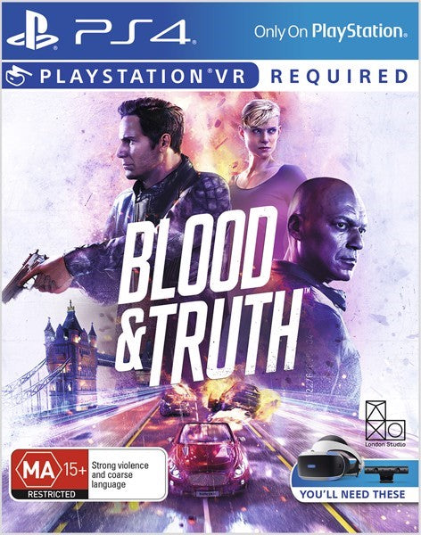 Blood & Truth - PlayStation 4 PS4 Game | Action-Packed VR Adventure | Perfect for PlayStation VR Owners & Action Game Fans