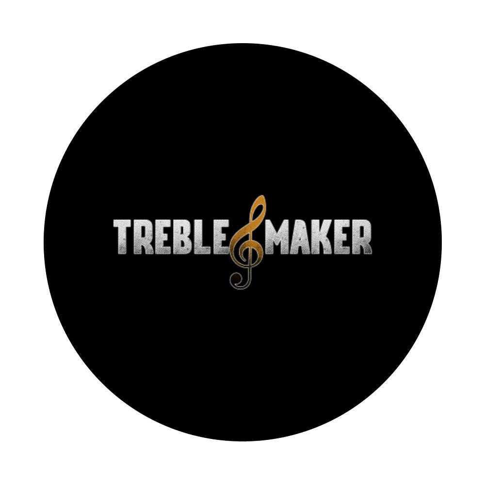 Treble Maker Musician Music PopSockets Swappable PopGrip - Perfect Gift for Instrument Players & Music Lovers - Ideal for Phones, Tablets & Music Accessories