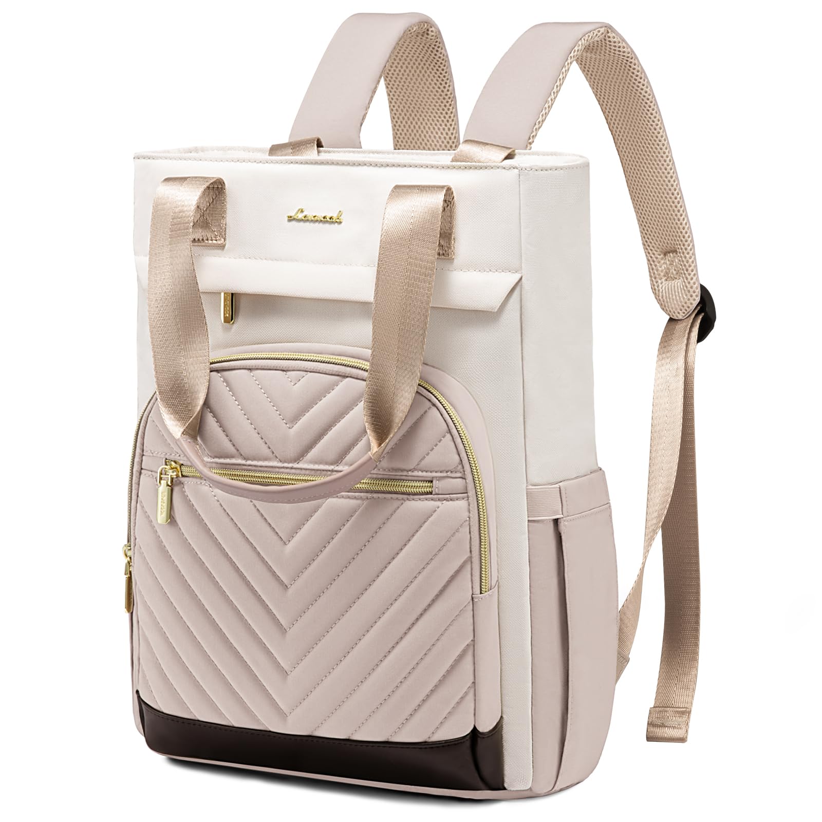 LOVEVOOK 15.6 Inch Laptop Backpack for Women - Waterproof Work Bag with USB Charging Port, Business Travel Backpack for Teacher, Nurse, Office Professionals | Perfect for Commuting, College & Airplane Carry-On