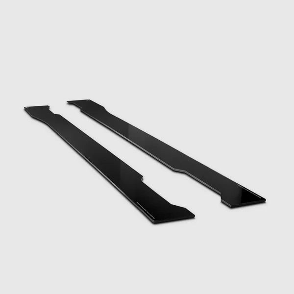 Street Aero Straight Faded Side Skirt Splitter Set for Toyota 86/Scion FRS/Subaru BRZ (2013-2020) - Enhance Style & Downforce for Street Racing & Car Shows