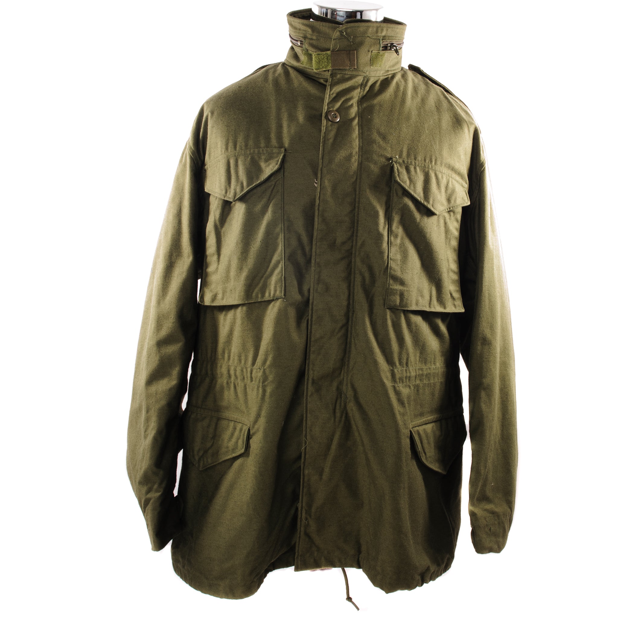 Vintage US Army M-1965 M65 Field Jacket 1987 - Size Large Long | Military Surplus Outerwear for Outdoor Camping & Hiking