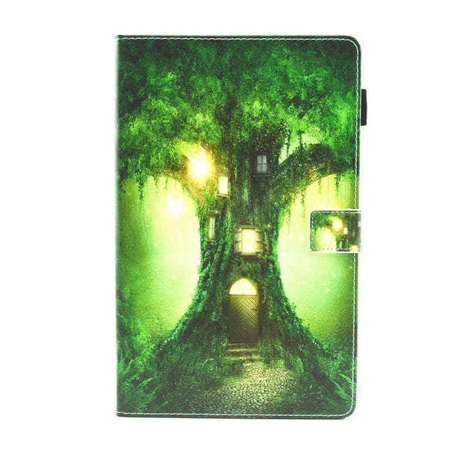 Samsung Galaxy Tab A 10.5 Inch SM-T590 SM-T595 Tablet Case - Durable Protective Cover with Nature Theme Design for Home, Office & Travel Use