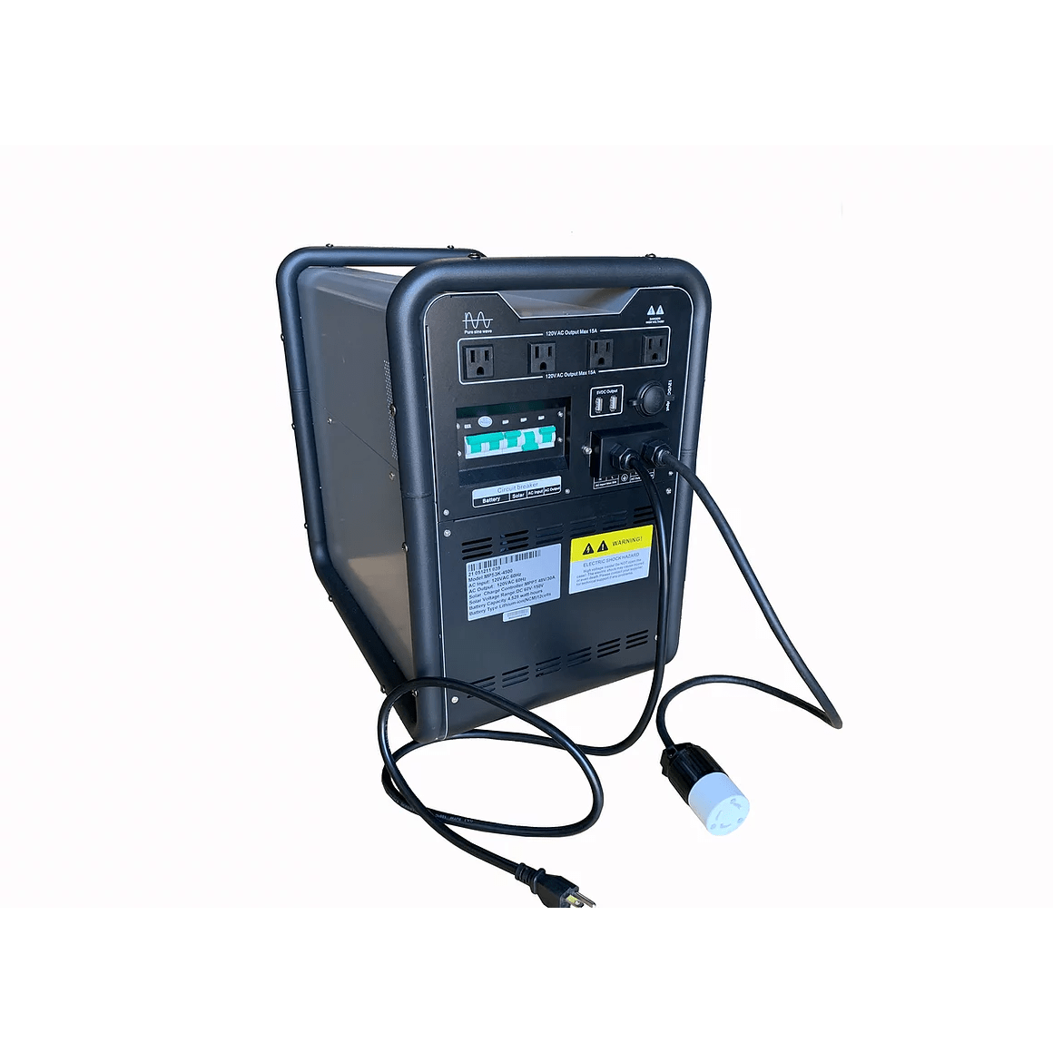 Hysolis MPS 4500Wh 3000W Portable Solar Generator - Lithium Battery Power Station for Camping, RV Trips & Emergency Backup Power