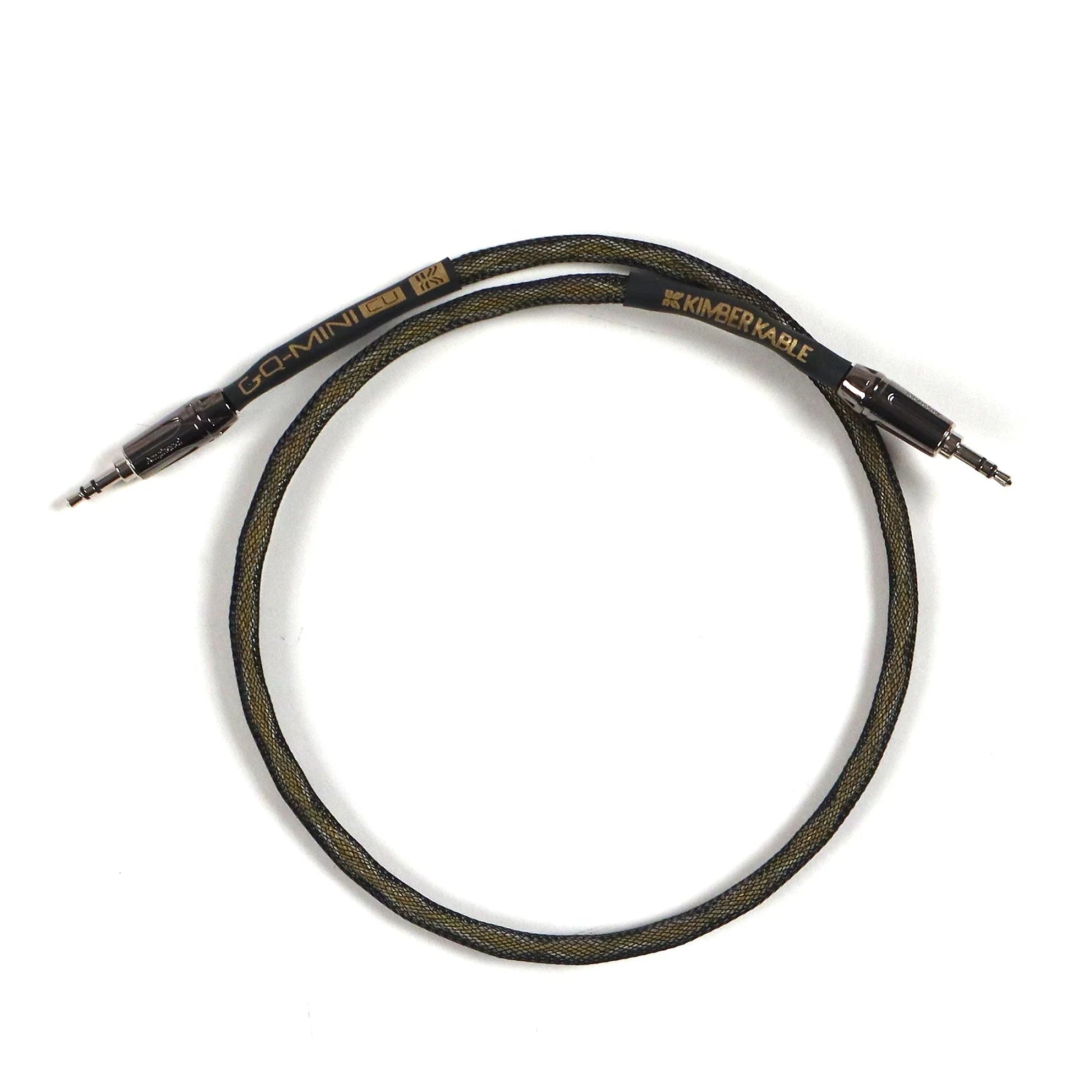 Kimber Kable GQMINI CU GQ Mini 3.5mm to 3.5mm Stereo Audio Cable - High-Quality Copper Conductor for Home Theater, Studio & Portable Audio Devices