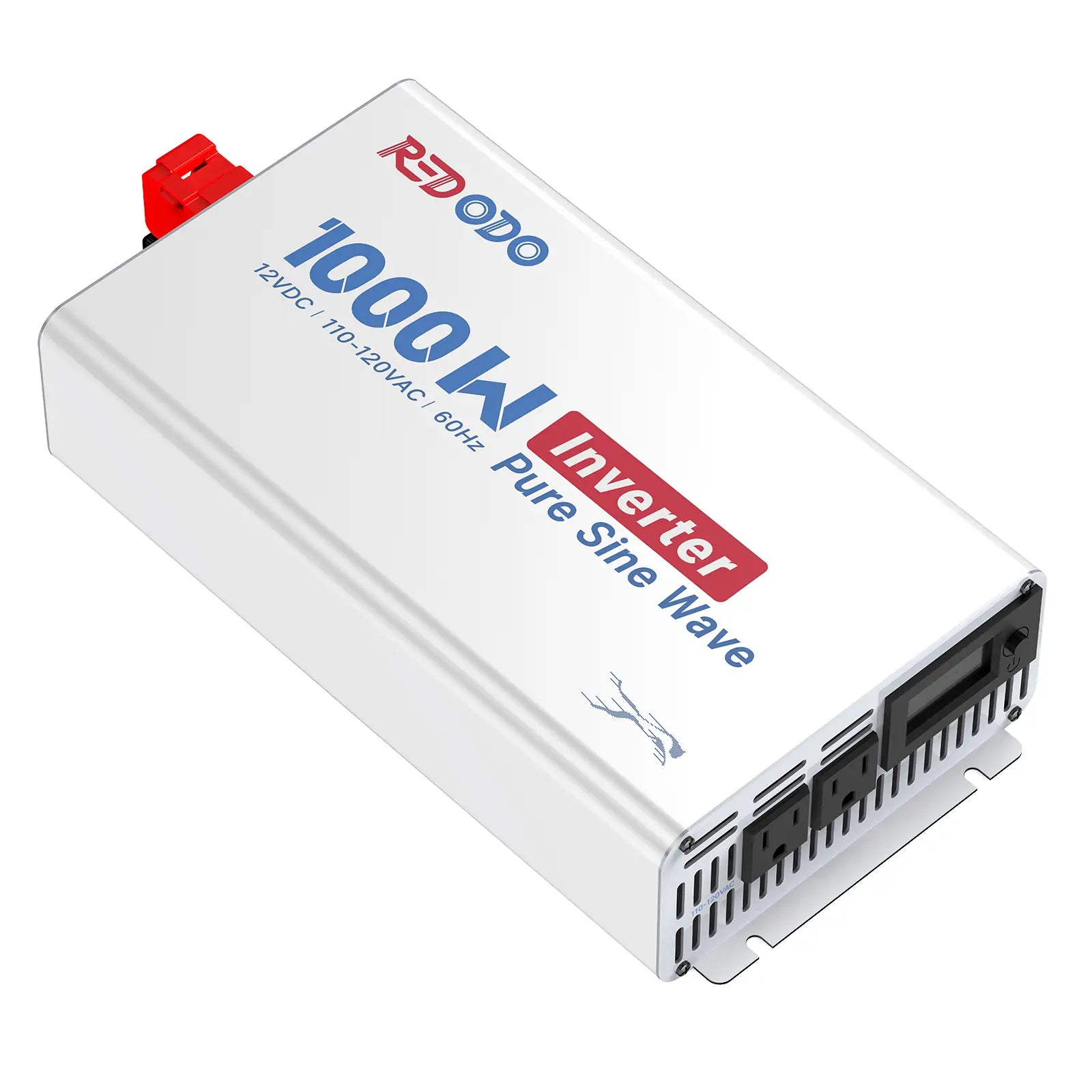 Redodo 1000W Pure Sine Wave Power Inverter with LCD Display - Reliable Backup Power for Home, RV, Camping & Emergency Use