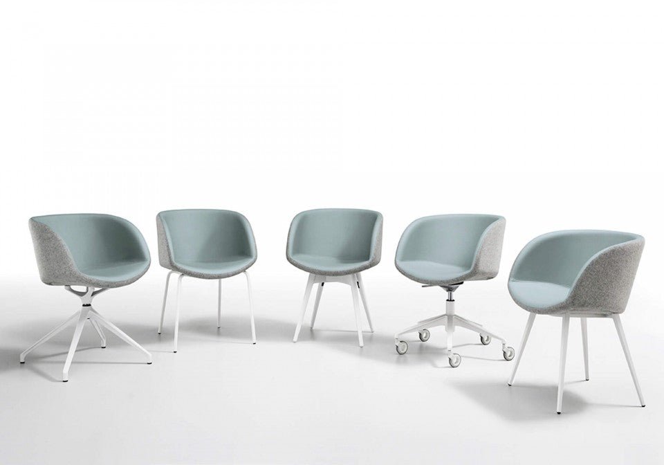 Midj Sonny P L TS_N Chair - Modern Ergonomic Office Chair for Home & Workspace - Perfect for Gaming, Studying, and Remote Work