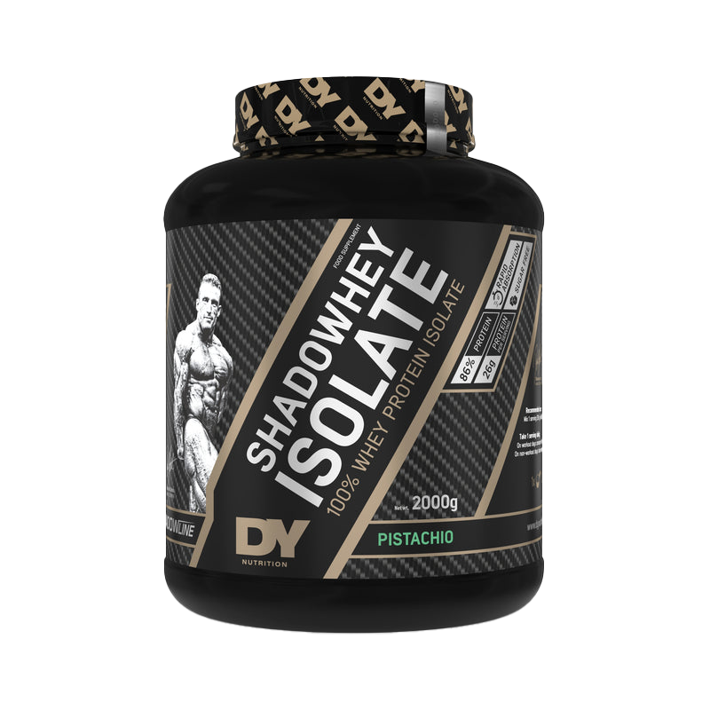 DY Nutrition Shadowhey Whey Protein Isolate 2kg (4.4 lbs) - Pistachio Flavor for Muscle Recovery & Post-Workout Nutrition - Ideal for Gym, Fitness & Bodybuilding
