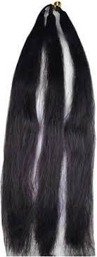 Baal Black Synthetic Hair Prandi/Choti - 2-Pack Braiding Hair Extensions for Women & Girls | Perfect for Cosplay, Weddings & Daily Styling