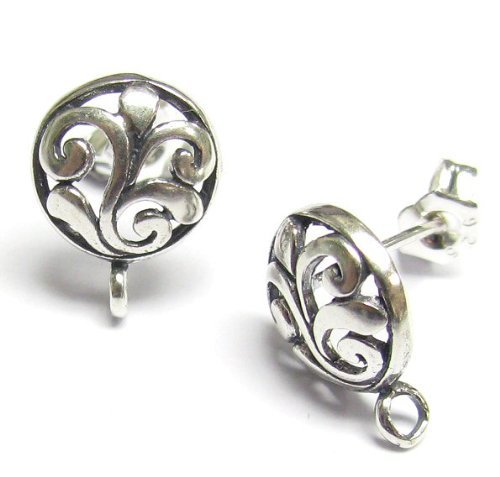 Antique Silver (Oxidized) - 2pcs