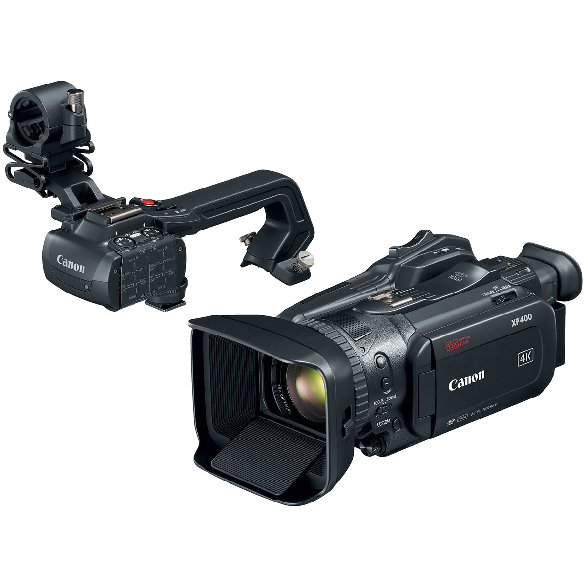 Canon XF400 4K Professional Camcorder - Ultra HD Video Recording for Filmmaking, Live Streaming & Broadcast