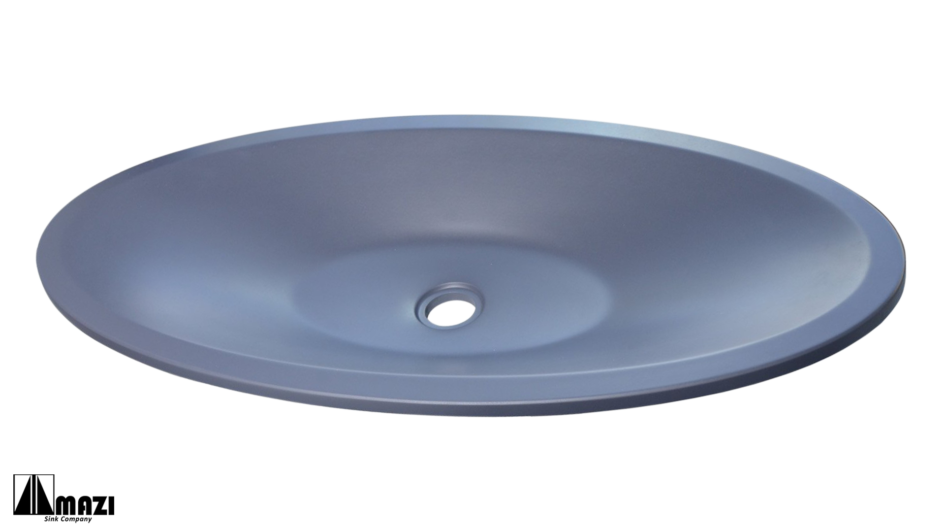Premium Solid Surface Oval Undermount Sink - Durable & Stain-Resistant for Modern Kitchens - Perfect for Home Renovation & Commercial Use