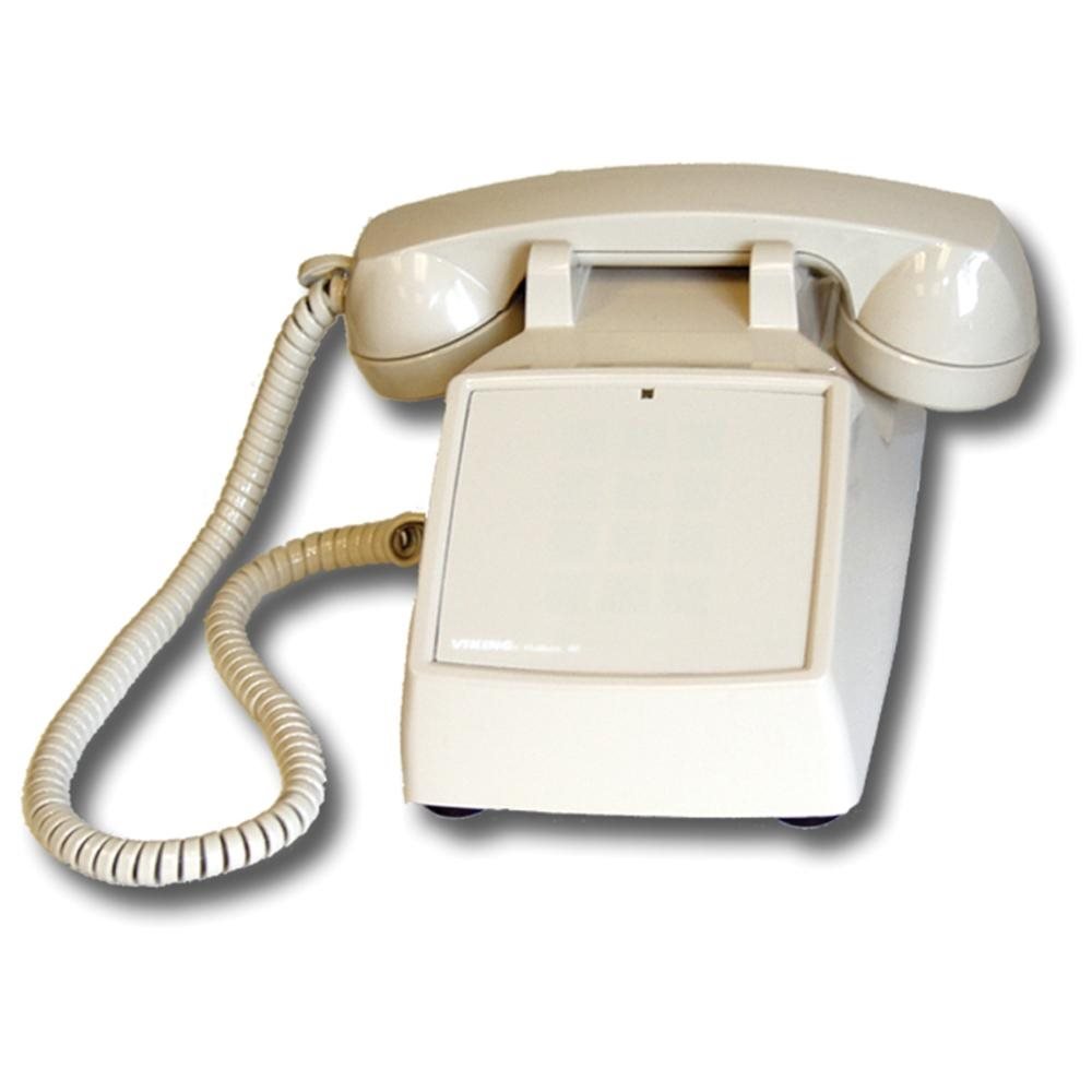 VIKING Hot Line Desk Phone - Ash | Retro Office Telephone with Caller ID & Speakerphone | Perfect for Home, Office & Business Use
