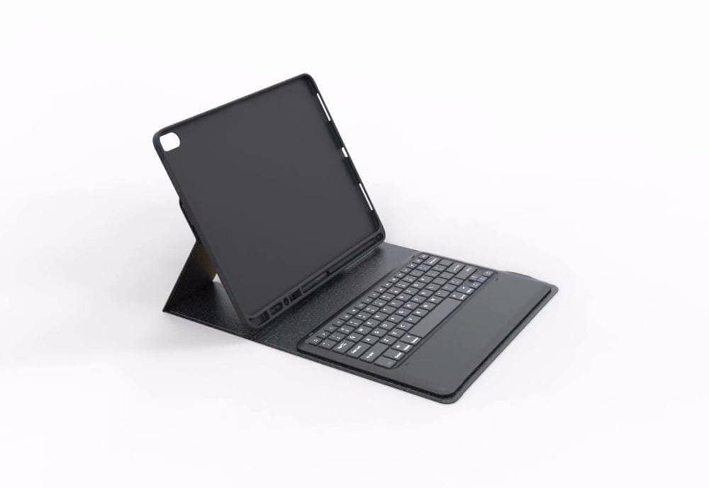 iPad Pro 12.9 2018 Case with Detachable Wireless Bluetooth Keyboard - ABS Material & Magnetic Stand Cover for Work, Study and Travel
