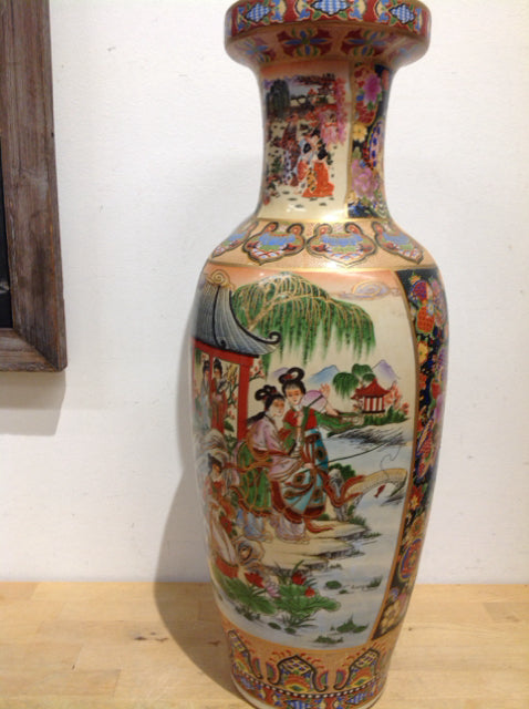 24-Inch Asian Royal Sasuma Vase - Elegant Home Decor for Living Room, Dining Table & Wedding Centerpieces