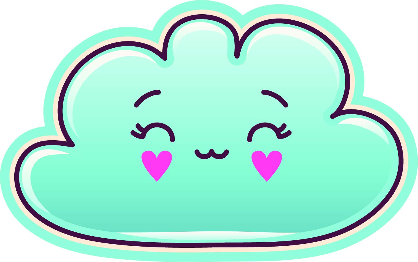 Kawaii Baking Toys for Girls - Colorful Cartoon Stickers for Play & Decor
