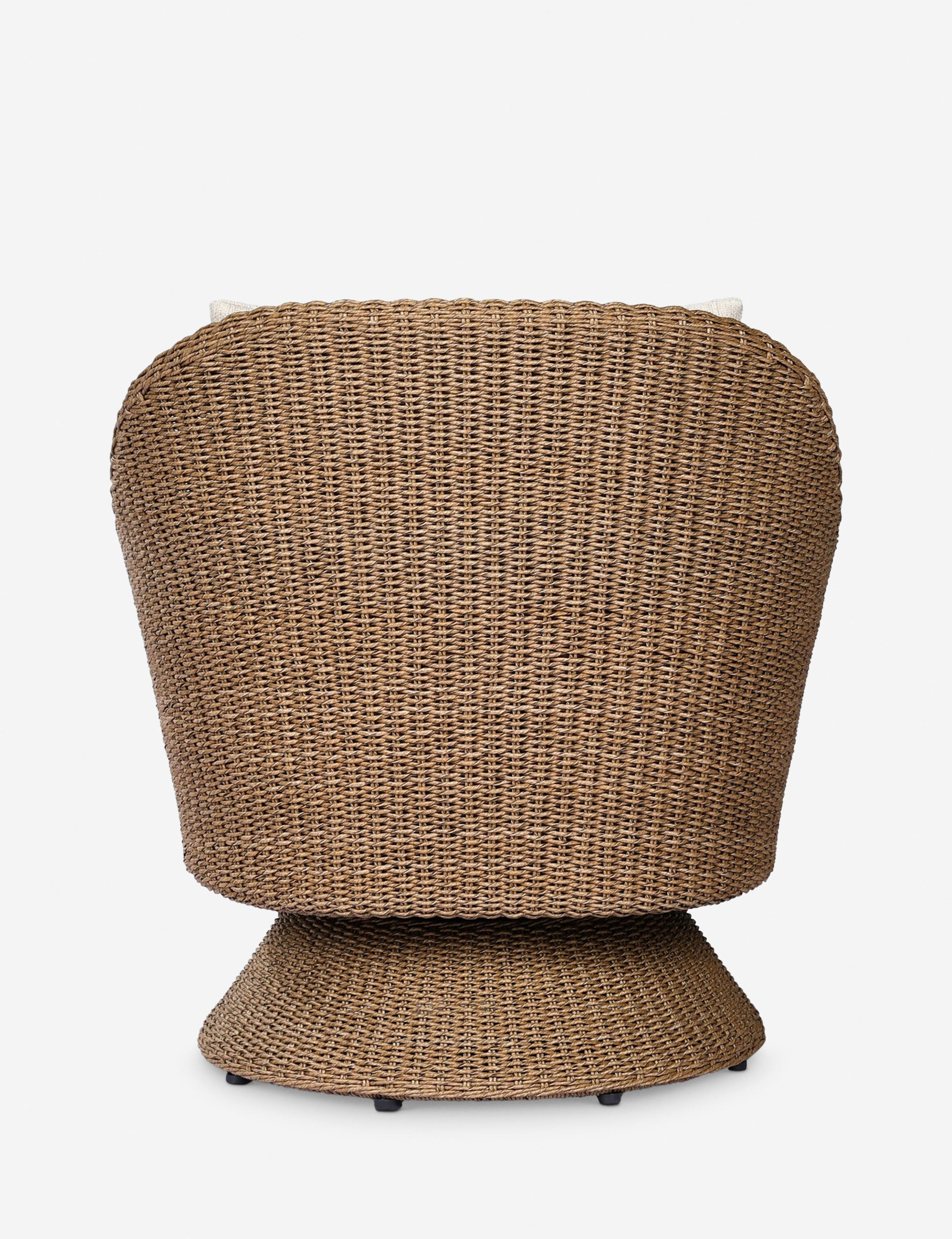 Chauncey Outdoor Swivel Chair - 360 Degree Rotating Patio Furniture for Garden, Poolside, Deck & Backyard Relaxation