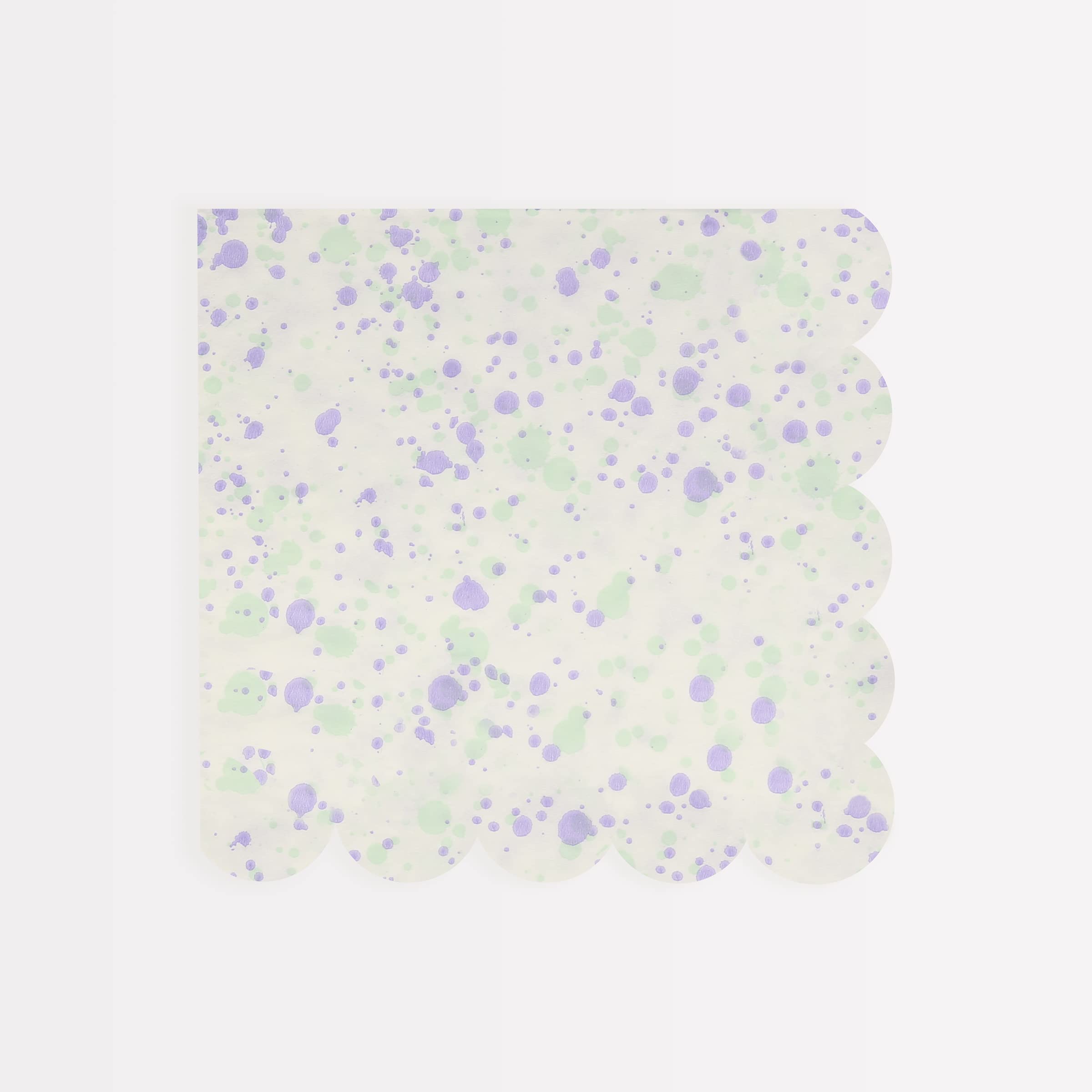 Meri Meri Speckled Disposable Paper Napkins - Pack of 16, 3-Ply Thick & Absorbent Dinner Napkins for Kids & Adults - Perfect for Birthday Parties, Picnics, and Family Gatherings