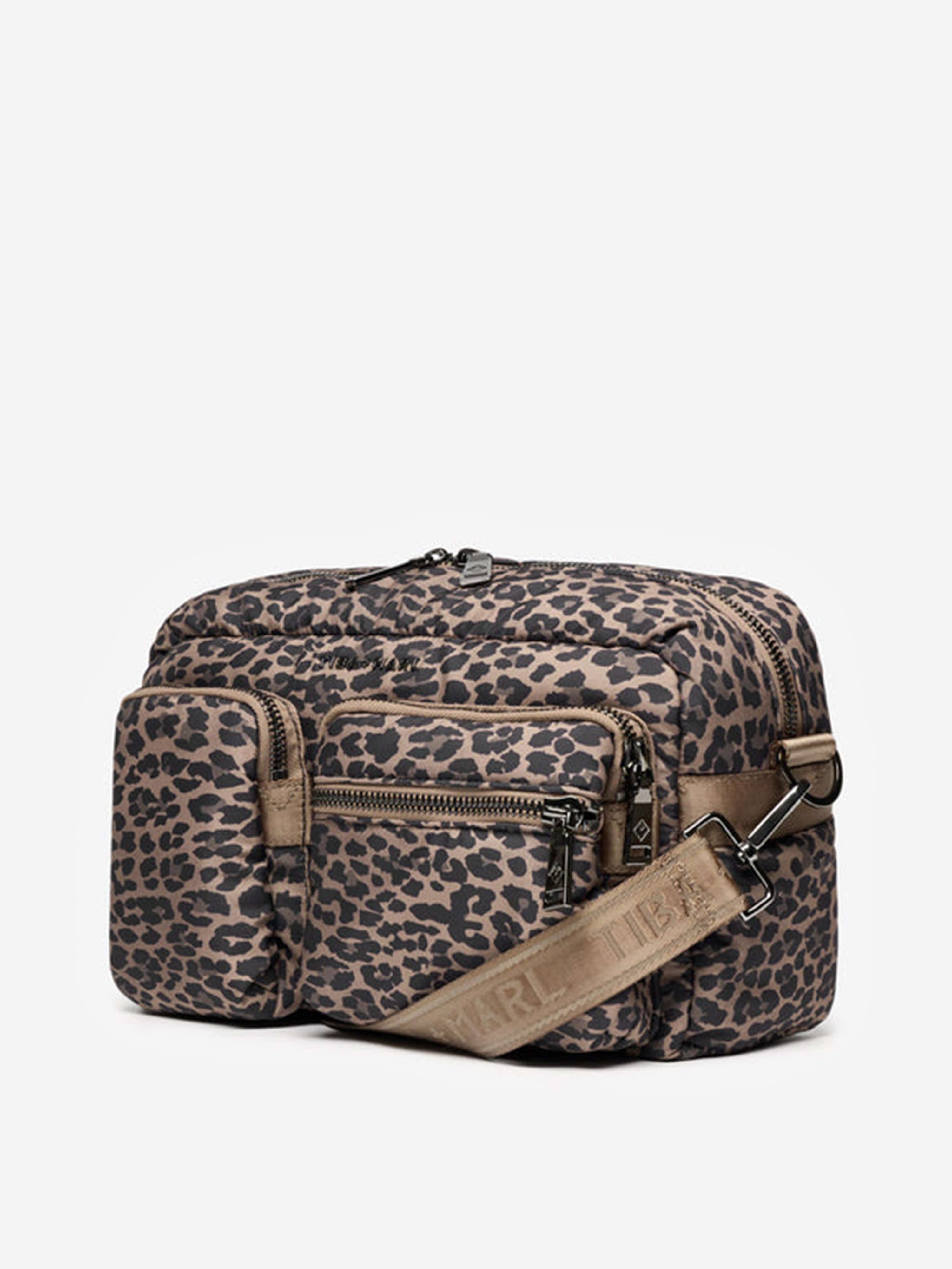 Brown Baby Axel Leopard Diaper Bag (32cm) - Stylish & Spacious Changing Bag for Newborns & Toddlers - Perfect for Travel, Daycare & Family Outings