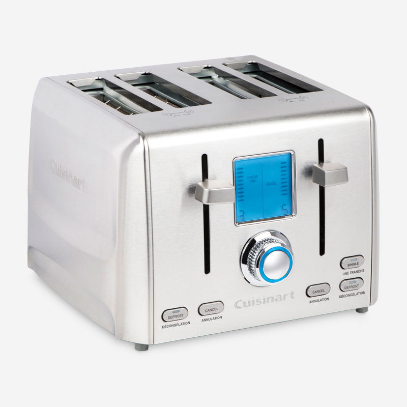 Refurbished CUISINART RBT1280 Precision 4-Slice Toaster with Warranty - Perfect for Breakfast, Brunch & Family Dining