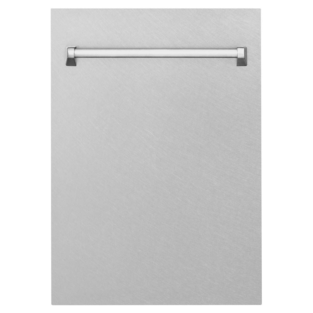 ZLINE 18 Inch Tallac Series 3rd Rack Top Control Dishwasher - Stainless Steel Panel & Tub, 51dBa Quiet Operation (DWV SN 18) - Perfect for Modern Kitchens, Small Families, and Energy-Efficient Homes