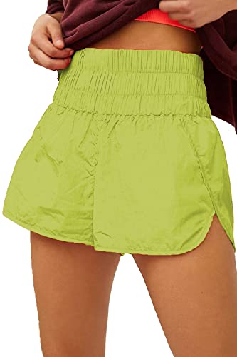 Roevite High Waist Running Shorts for Women - Quick Dry Gym Workout Athletic Shorts with Liner - Perfect for Yoga, Jogging & Fitness Training