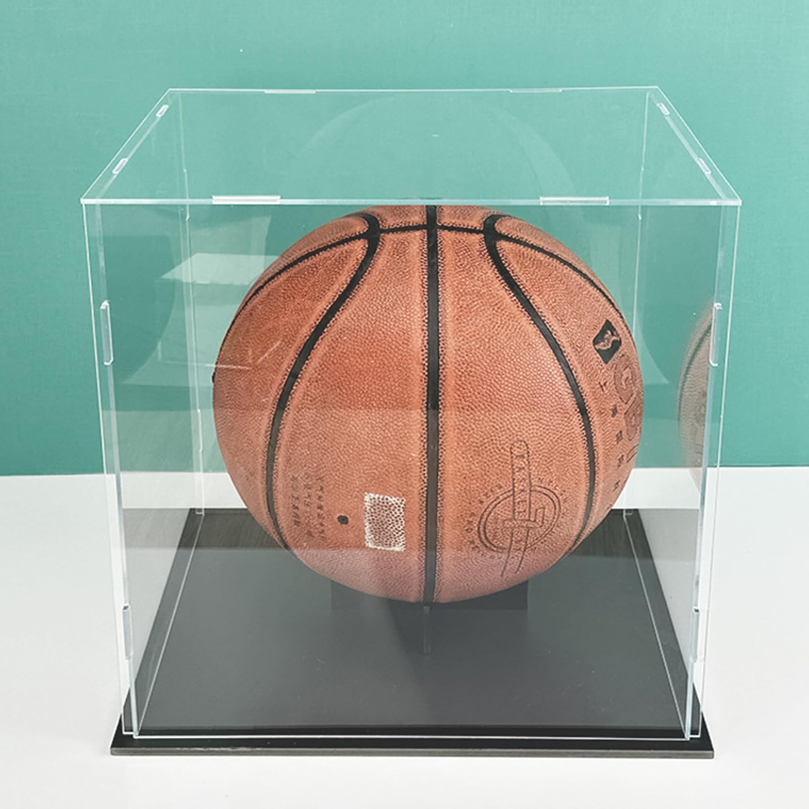 Acrylic Basketball Display Case - Clear Basketball Holder Box for Collectibles & Memorabilia | Perfect for Sports Fans, Home Decor, and Trophy Showcase