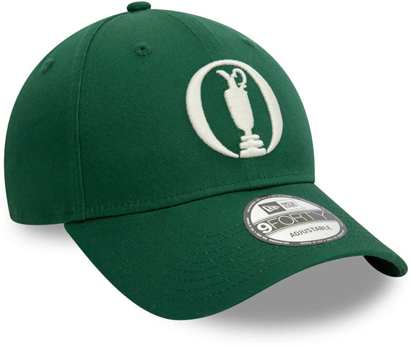 Open Portrush New Era Green Tournament Cap - Adjustable Snapback Hat for Golf, Sports & Casual Wear - Perfect for Golfers, Fans & Outdoor Activities