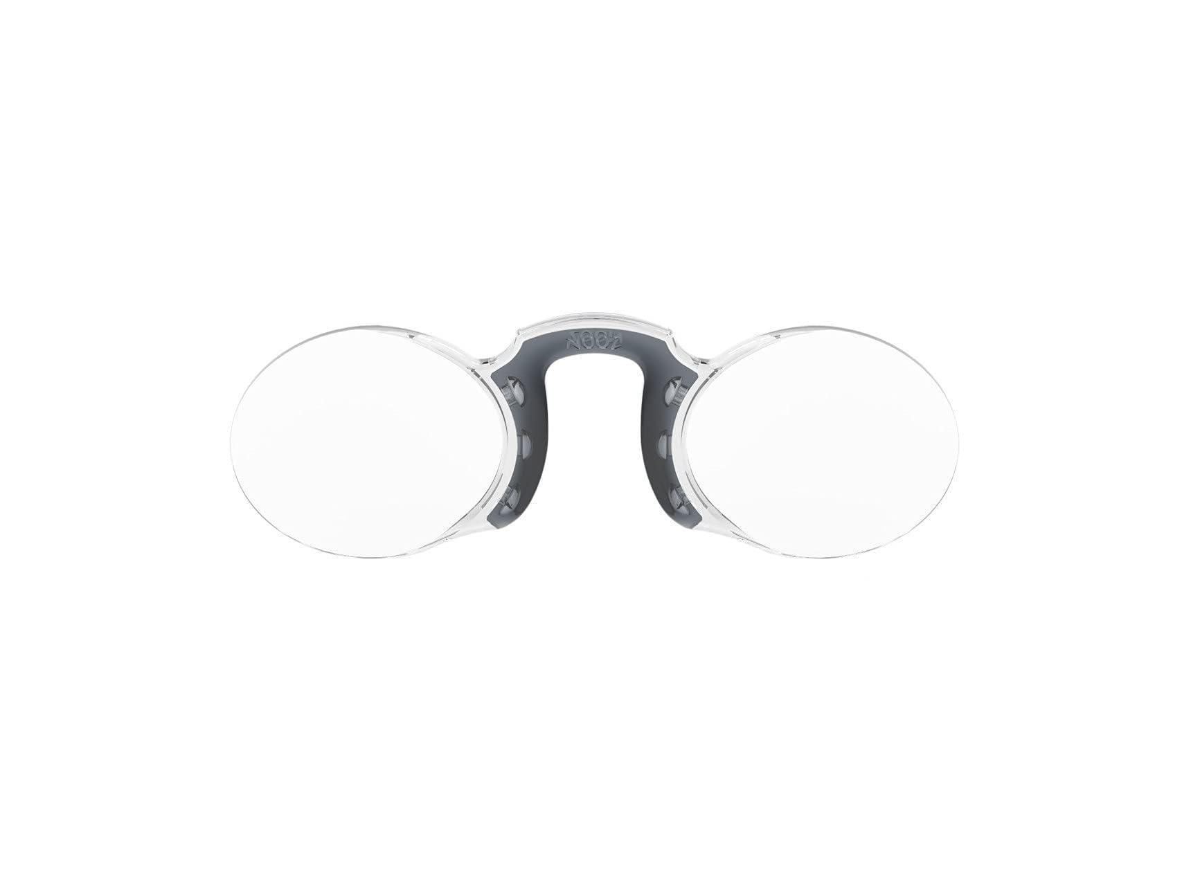 NOOZ Optics Unisex Armless Reading Glasses - Slim & Lightweight Reading Glasses for Women & Men with Compact Case Oval | Perfect for Reading, Travel & Everyday Use
