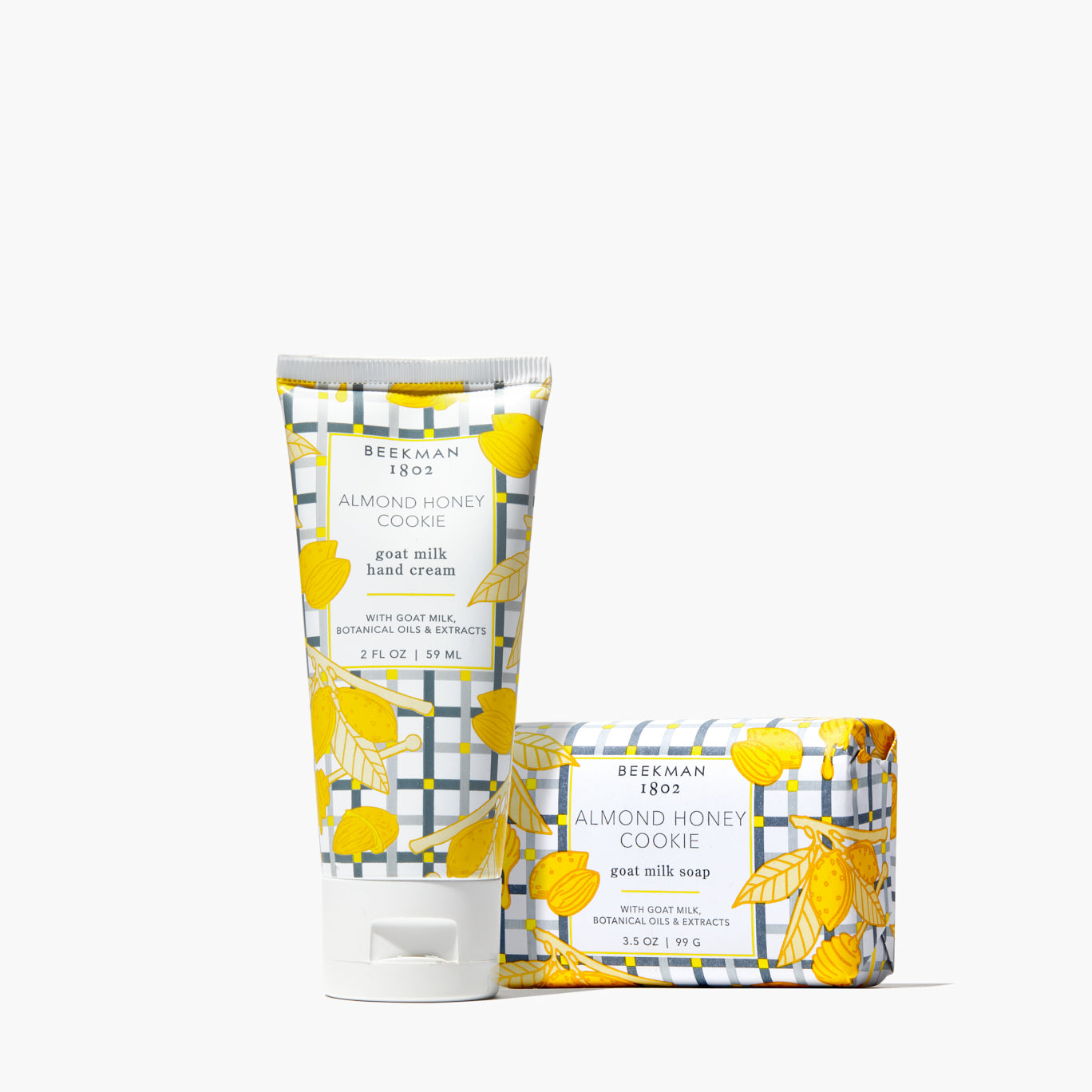 Almond Honey Cookie Body Lotion & Scrub Set - Nourishing & Exfoliating Skincare Duo for Dry Skin - Perfect for Spa Day & Self-Care Routine
