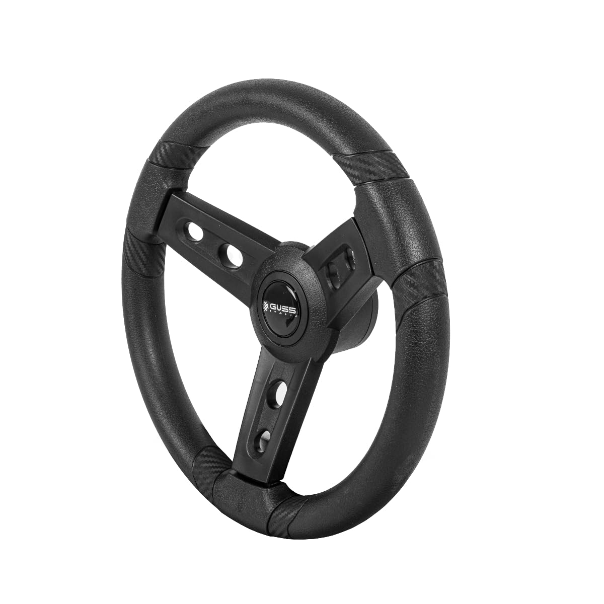 Premium Italian Golf Cart Steering Wheel - Fits Club Car, EZGO, Yamaha - No Hub Needed for Outdoor Fun