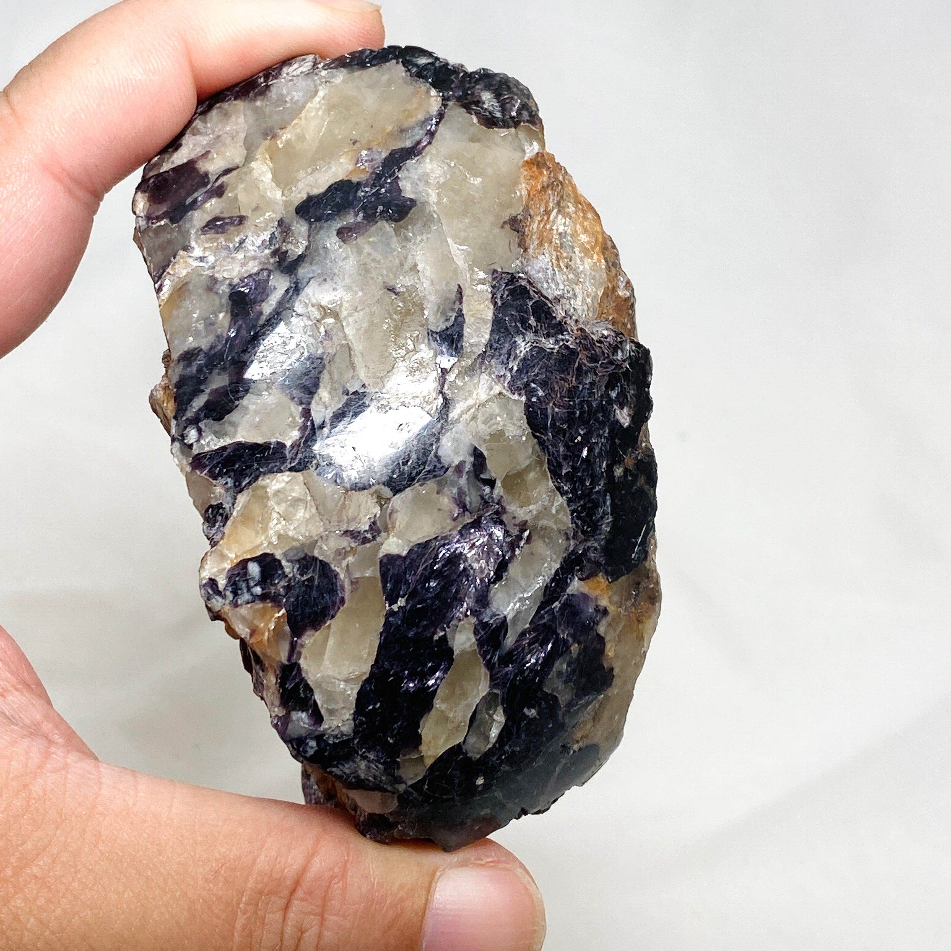 Silver Leaf Lepidolite CR3651 - Natural Healing Crystal for Stress Relief, Anxiety & Emotional Balance | Perfect for Meditation, Home Decor & Spiritual Gifts