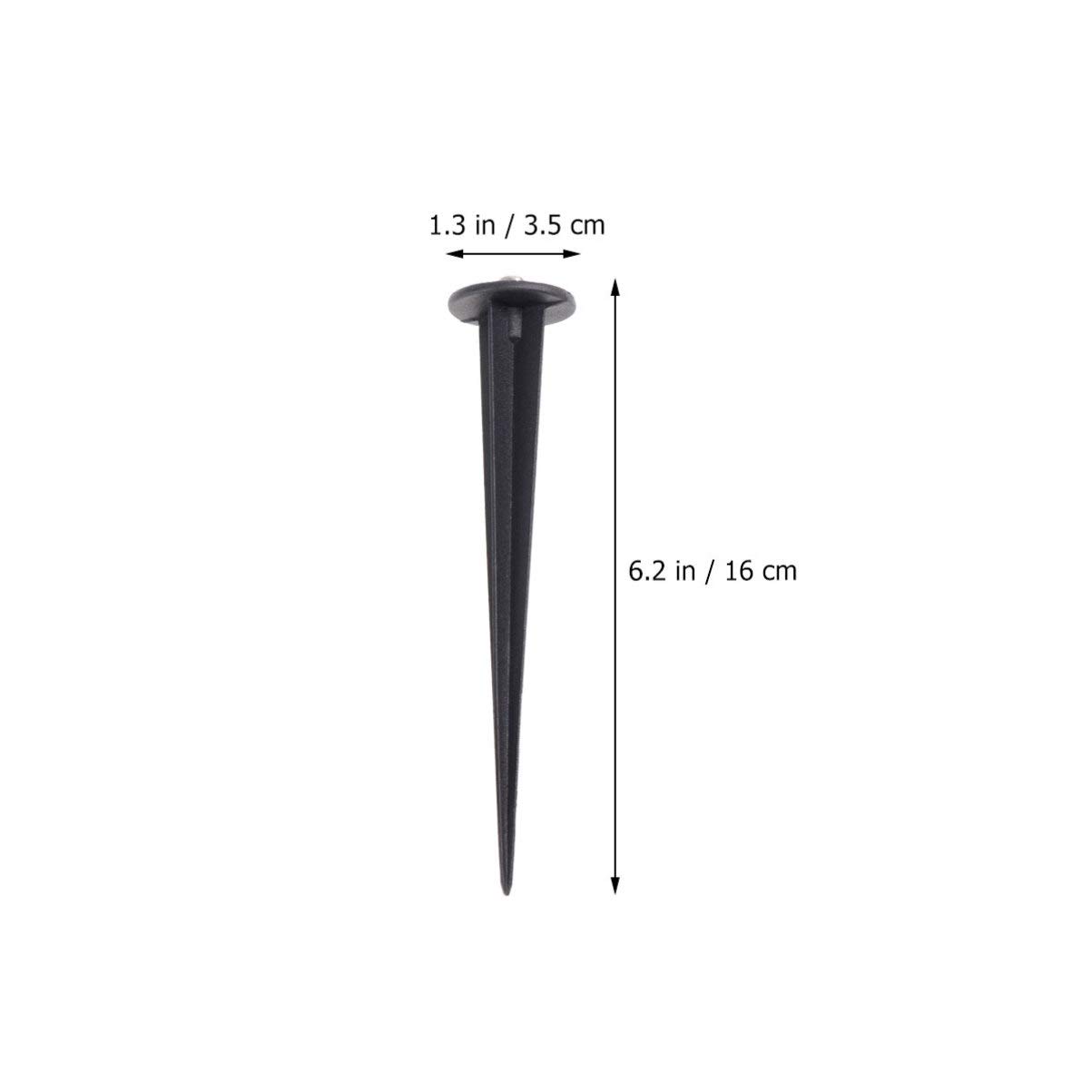 4pcs Solar Path Light Replacement Stakes with M5 Screw - Durable Ground Stake Accessories for Solar Lights - Perfect for Walkway, Patio, Garden & Yard Decoration