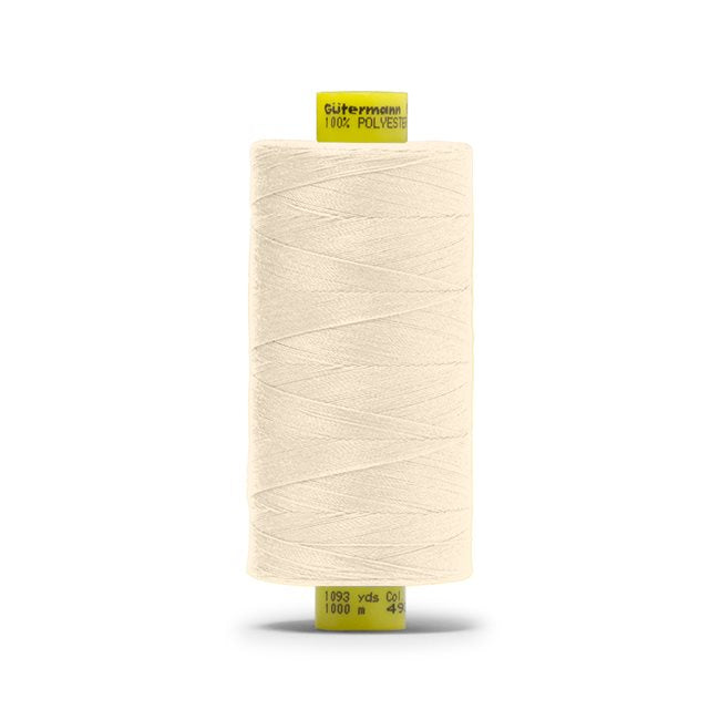 Gutermann Mara 100 Polyester Thread - 1093 Yards per Spool (White) - Strong & Durable Sewing Thread for Quilting, Upholstery & Craft Projects