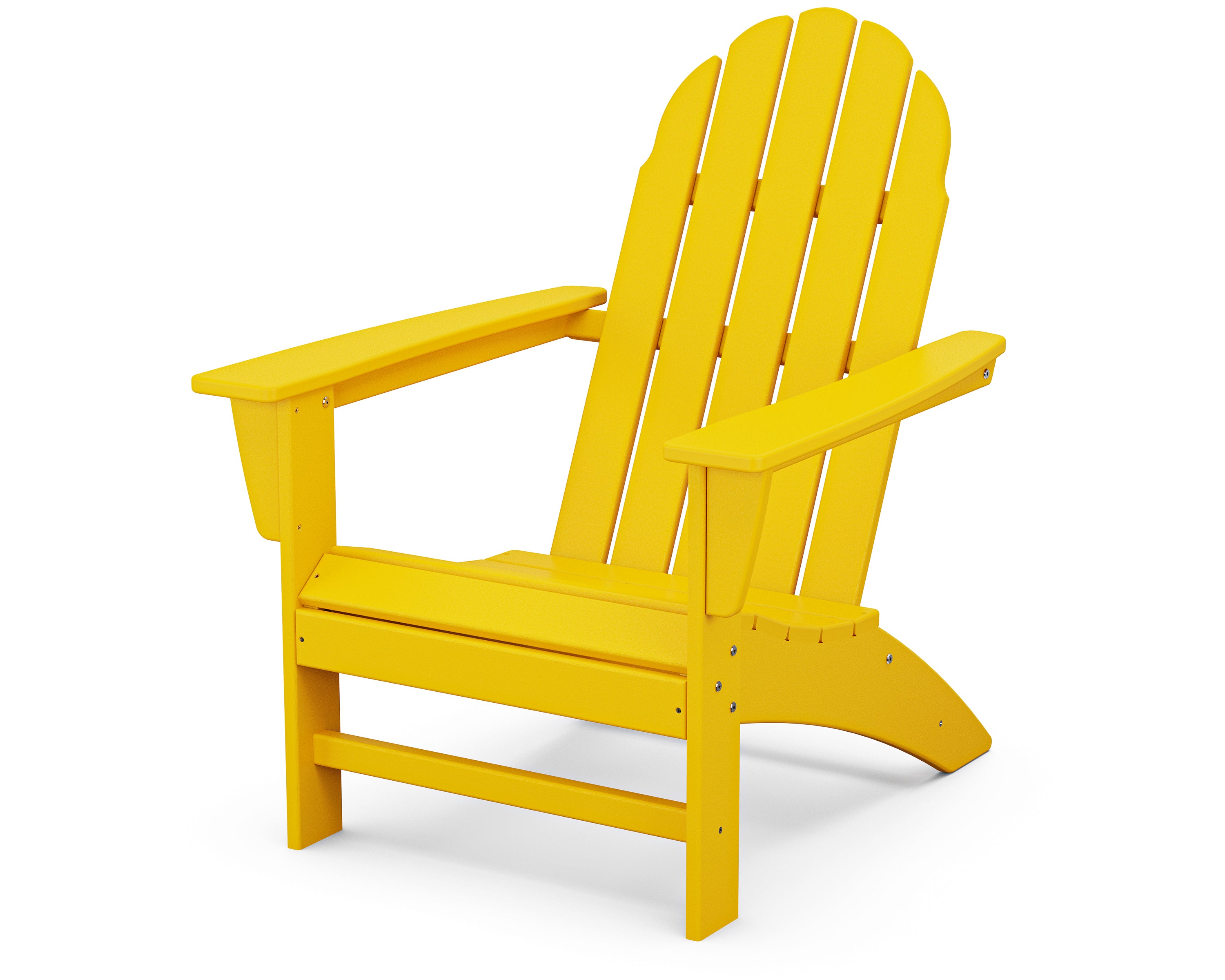 POLYWOOD Vineyard Adirondack Chair - All-Weather Outdoor Furniture for Patio, Garden & Poolside Relaxation | Durable Recycled Plastic Material