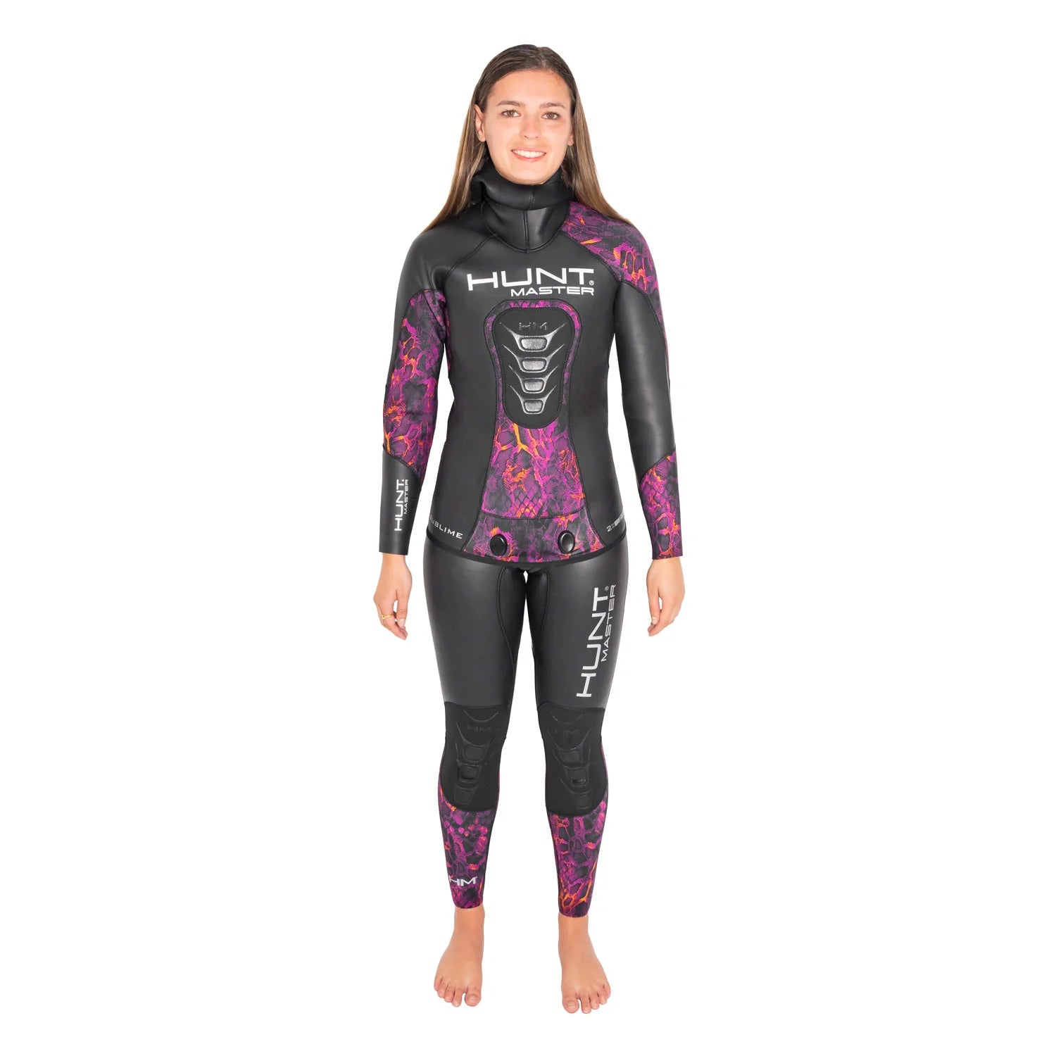 Hunt Master Sublime Smooth Skin Camo 2mm Wetsuit - 2 Piece Long John for Spearfishing & Free Diving | Warm & Flexible Neoprene for Cold Water Hunting