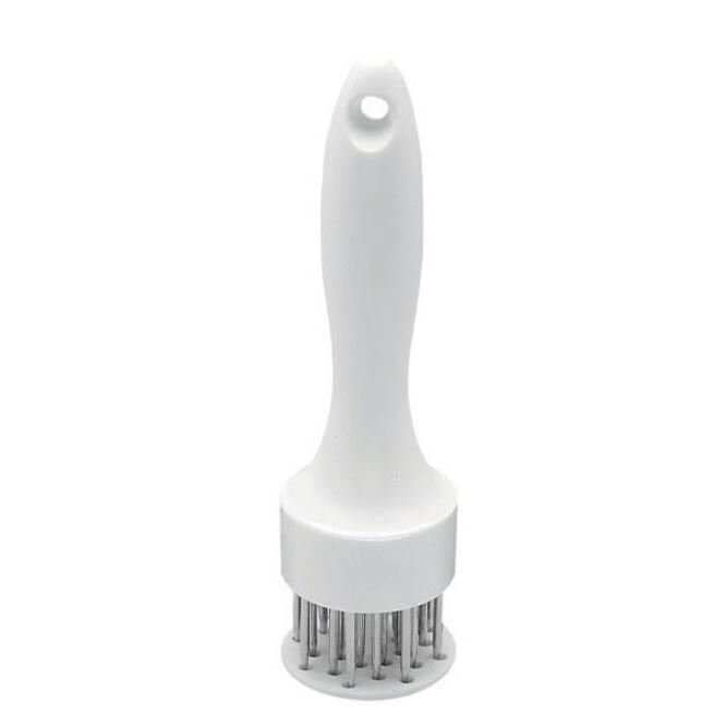 Premium Spring-Loaded Stainless Steel Meat Tenderizer with Ergonomic Handle - Perfect for Grilling, BBQ, and Home Cooking Kitchen Accessories