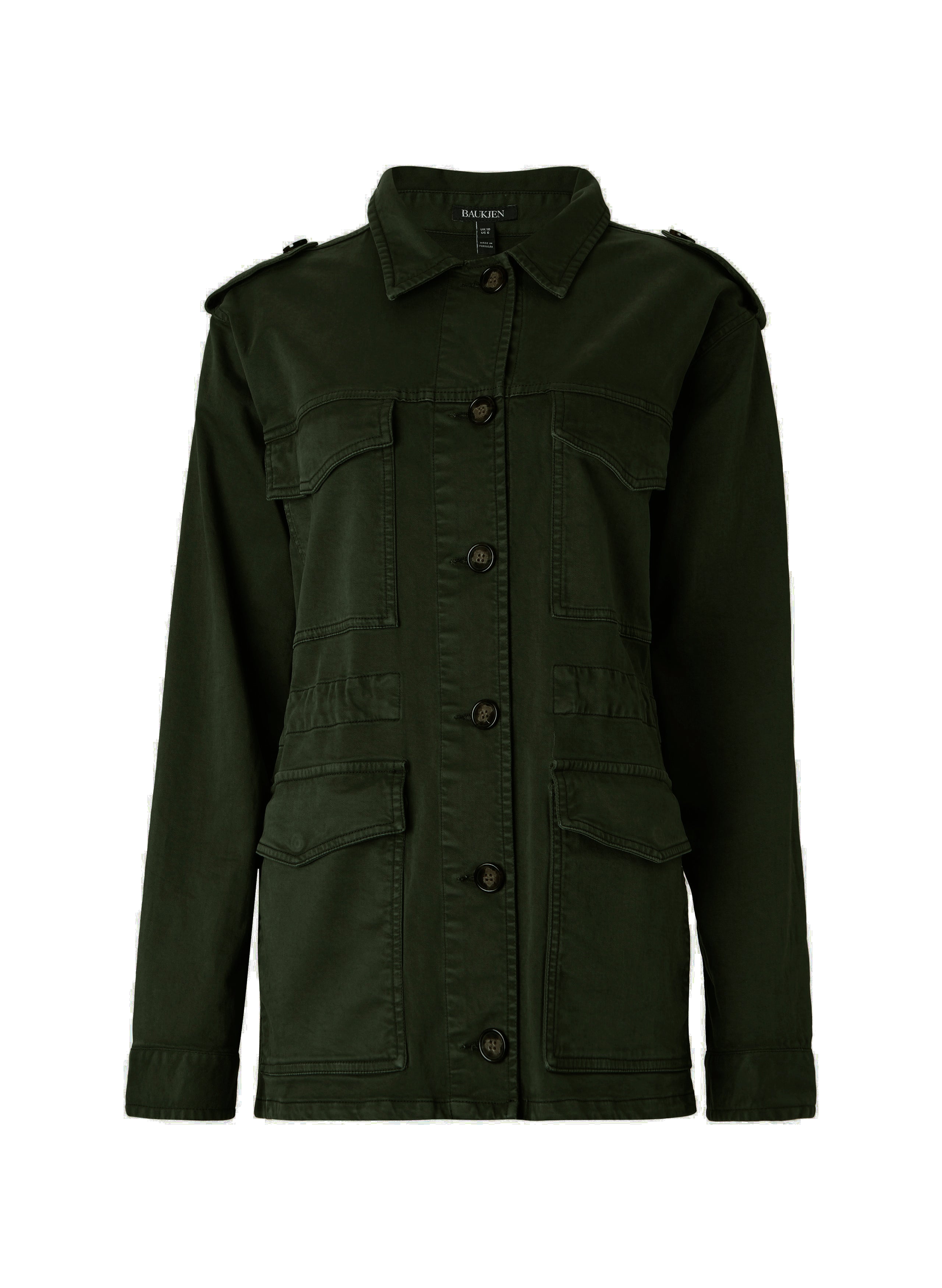Drake Organic Cotton Utility Jacket for Men - Lightweight Water-Resistant Workwear Jacket for Outdoor, Hiking & Casual Wear