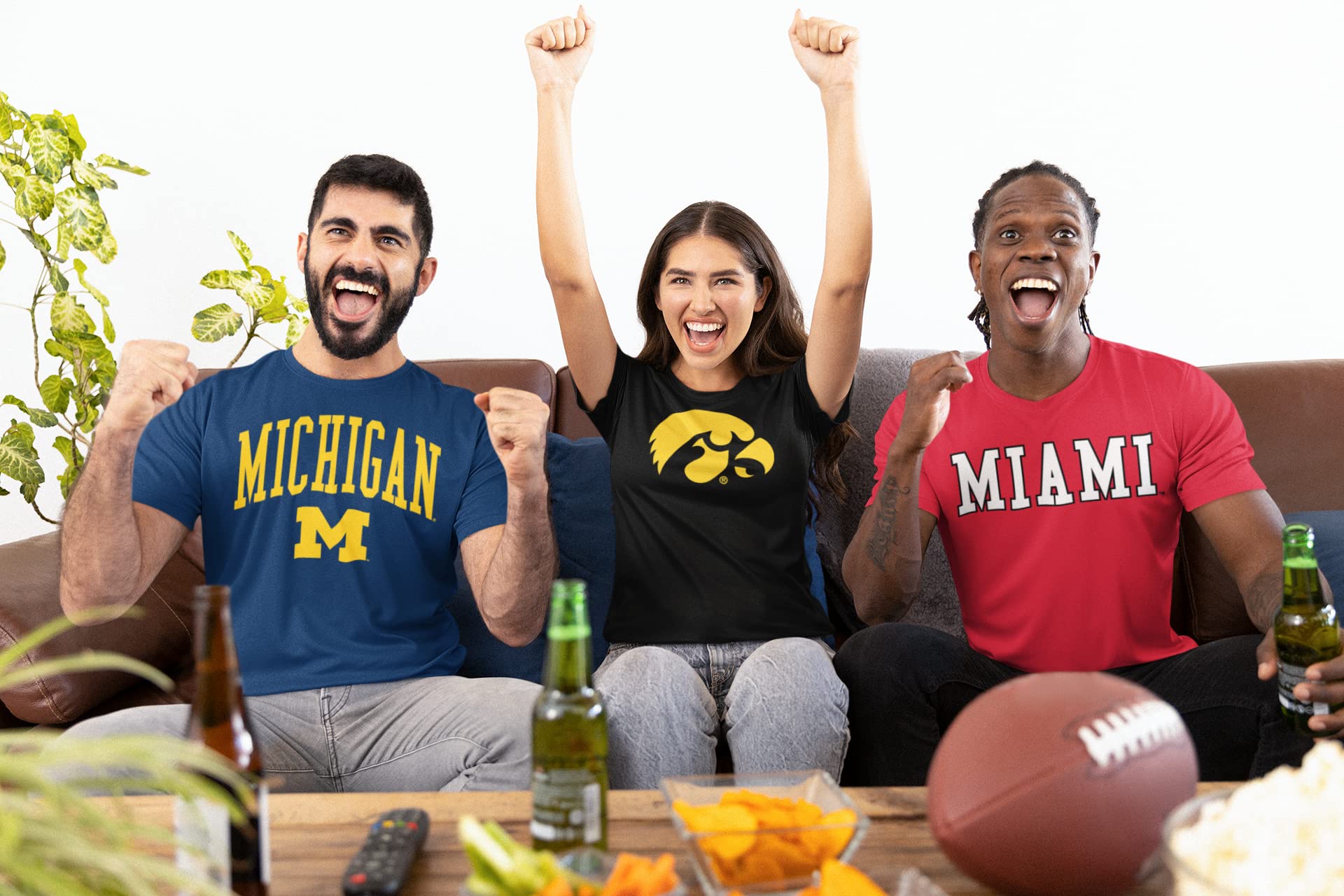 University of Michigan Wolverines T-Shirt - NCAA Officially Licensed Unisex Apparel for Men & Women - Perfect for Game Day, College Spirit Wear and Casual Outfits