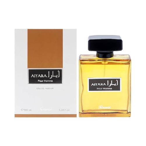 Rasasi Aiyara Men's Eau de Parfum 100ml - Premium Long-Lasting Fragrance for Men | Perfect for Daily Wear, Office & Special Occasions